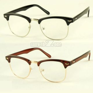 S0BZ New Fashion Korean Framed Glasses Plain Glass Spectacles Free 