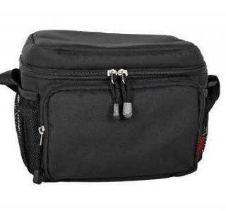 Everest Cooler/Lunch Bag with Insulated Cooler Interior, BLACK LUNCH 