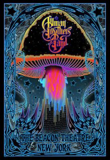 The Allman Brothers Band 2011 Beacon Theatre NYC Poster Signed 
