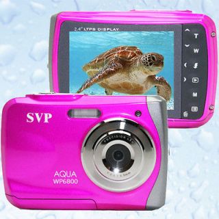   SVP 18MP Max. UnderWater Digital Camera + Camcorder *WaterProof * PINK