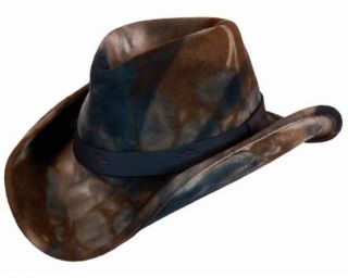   DAVIDSO​N® CRUSHABLE WOOL CAMO WESTERN COWBOY STYLE HAT HD 182 NEW