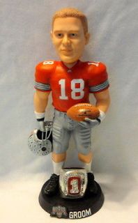 ANDY GROOM Forever Bobblehead CHAMPIONSHIP RING Base LIMITED Ohio 