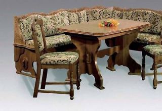 NEW Oak Dining set breakfast nook kitchen booth corner bench chairs