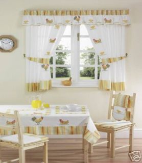 chicken kitchen curtains in Home & Garden
