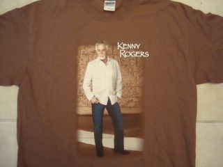 KENNY ROGERS 2006 country music concert tour 1959 2006 albums T Shirt 