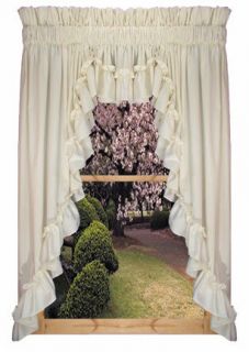 ruffle curtains in Curtains, Drapes & Valances