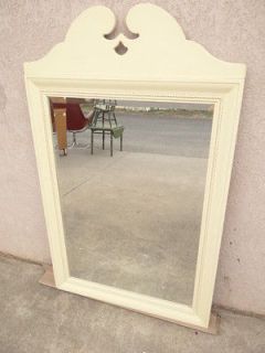 Ethan Allen country crossing rustic paint cottage wall dresser mirror 