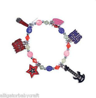 Rock Star Enamel Charm Bracelet Craft Kit for Kids Birthday Party 