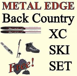 BACK COUNTRY CROSS COUNTRY SKIS PACKAGE WITH ADDED FREE UPGRADE 