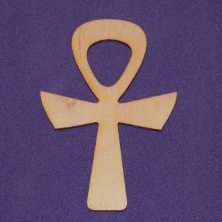 ANKH CROSSES Unfinished Wood Shapes Cut Outs AC5802