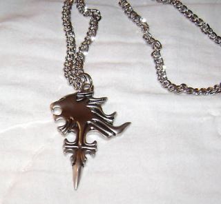 FINAL FANTASY VIII SQUALL GRIEVER PENDANT NECKLACE NEW