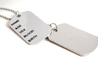 personalized dog tag necklace in Fashion Jewelry