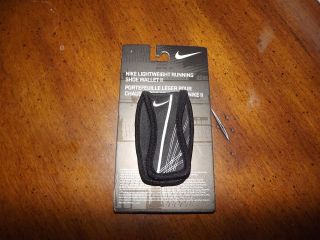 NEW NIKE RUNNING SHOE WALLET EXPANDABLE STORAGE FOR KEY POUCH
