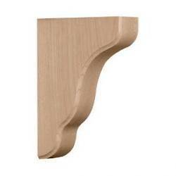 Wood Bracket support corbel for shelf made in PINE