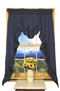 country ruffled curtains in Curtains, Drapes & Valances