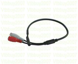 sound pick up recording audio mic microphone cable for security 