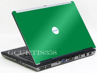 GREEN Vinyl Lid Skin Cover Decal fits Dell Latitude D620 D630 Laptop
