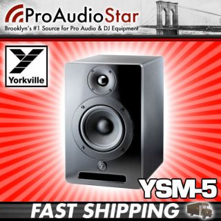 Yorkville YSM 5 Active Studio Monitor 55 watt 5 Inch 2 Way Speaker 