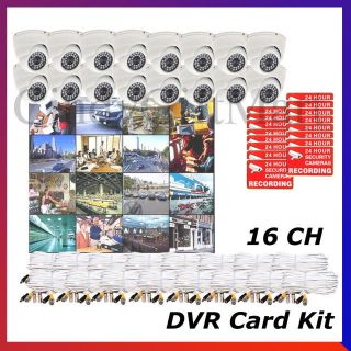 16 CH PCI DVR Capture Card Recorder Security Camera CCTV Surveillance 