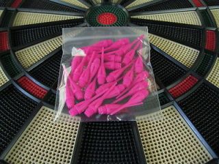   HOT PINK Dimpled DART TIPS for All Electronic Dart Boards 1/4 Thread