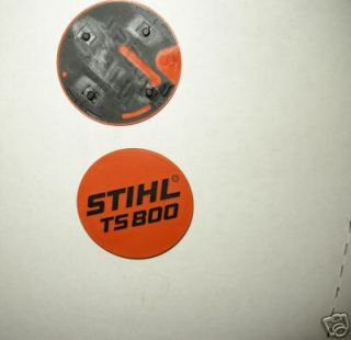 TS 800 Stihl Cut Off Saw Model Name Plate Tag *New*