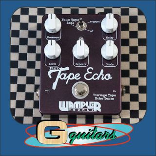 Wampler Faux Tape Echo Guitar Delay Pedal   NEW    