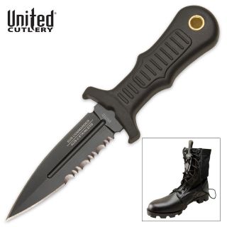 United Cutlery Combat Sub Commander Black Mini Boot Knife