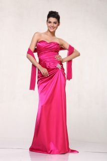   LONG FORMAL STRAPLESS CLASSIC PROM BRIDESMAIDS DRESSES WEDDING EVENT