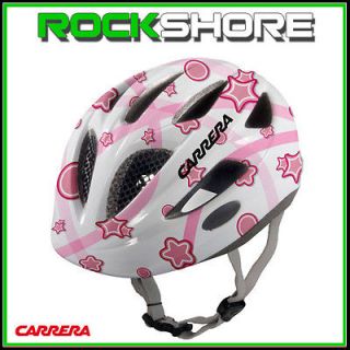 Carrera Boogie Kids Cycle Helmet White & Pink 46 55cm /Childrens /Bike 