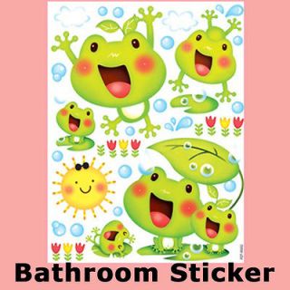 Bathroom Decor Removable Wall Sticker for Children Kids Baby_TROPICAL 