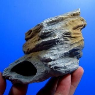 MF CICHLID STONE Ceramic Aquarium Rock Cave decor F923A