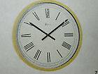 INFINITY WALL CLOCK, WOOD FRAME ROMAN NUMERALS, WHITE  G25