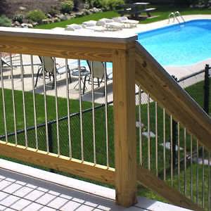 STAINLESS BALUSTERS 1/2 x 32 1/2, DECK RAILING, BALUSTER