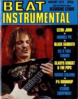 BEAT INSTRUMENTAL Magazine #116 1/1973 Elton John Black Sabbath Humble 