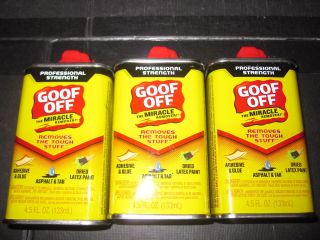 Goof Off Professional Strength 3 4.5 fl. oz. Containers