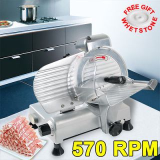   Commercial Meat Cheese Food Slicer Deli 210w Electric 570RPM Home CE