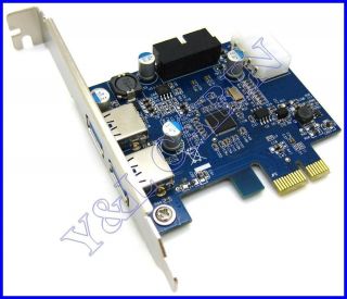 USB 3.0 to PCI E Card Adapter w/ Motherboard 20P 20 pin & Low 