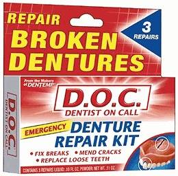 Dentemp (Dentist On Call) Emergency Denture Repair Kits