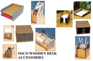 wooden desktop organizer