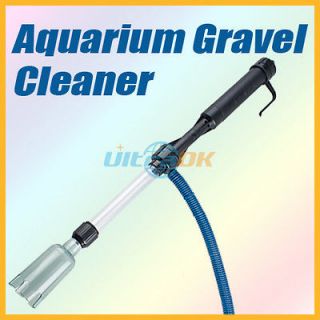 Newgood Aquarium Siphon Vacuum Gravel Water Filter Auto Fish Tank 