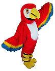 RED MACAW BIRD THERMO LITE MASCOT HEAD Costume