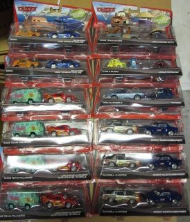   Disney CARS metal diecast lot RARE HTF NEW carrying case holiday GIFT