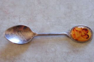 SILVER PLATE SPOON PICTURE of DIANA & FAMILY PRINCE WILLIAM