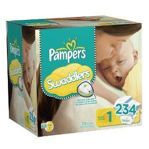 Pampers Swaddlers Size 1 234 Ct Boys Girls Diapers cheap
