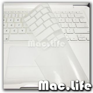 New Arrival! WHITE Silicone Keyboard Cover Skin for OLD Macbook White 