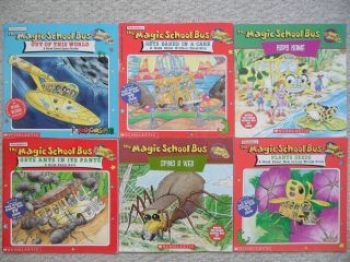 MAGIC SCHOOL BUS LOT~Hops Home~Out of World~Ants in Pants~Spins Web 