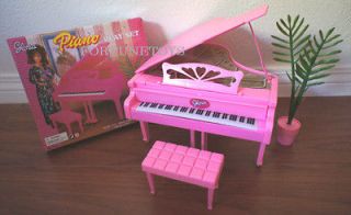 NEW GLORIA FURNITURE SZ PIANO W/ CHAIR PLAY SET DOLL HOUSE