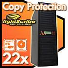   22X Copy Protected Lightscribe CD DVD Disc Duplicator Copier+500GB+USB