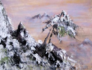 snow LANDSCAPE original oil painting in Art from Dealers & Resellers 