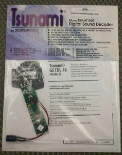   828038 TSU AT1000 GE FDL 16 Modern TSUNAMI Digital Sound Decoder